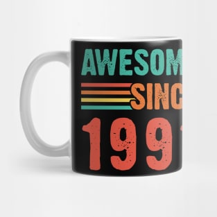 Vintage Awesome Since 1991 Mug